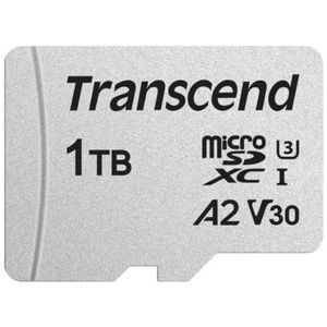 Transcend TS1TUSD300S-A 1TB microSD w/ adapter, UHS-I U3 V30 A2, Read/Write up to 100/85 MB/s