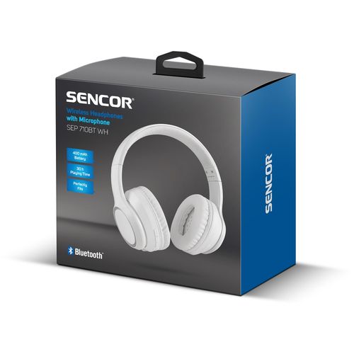 Sencor bluetooth bežične slušalice SEP 710BT WH slika 4