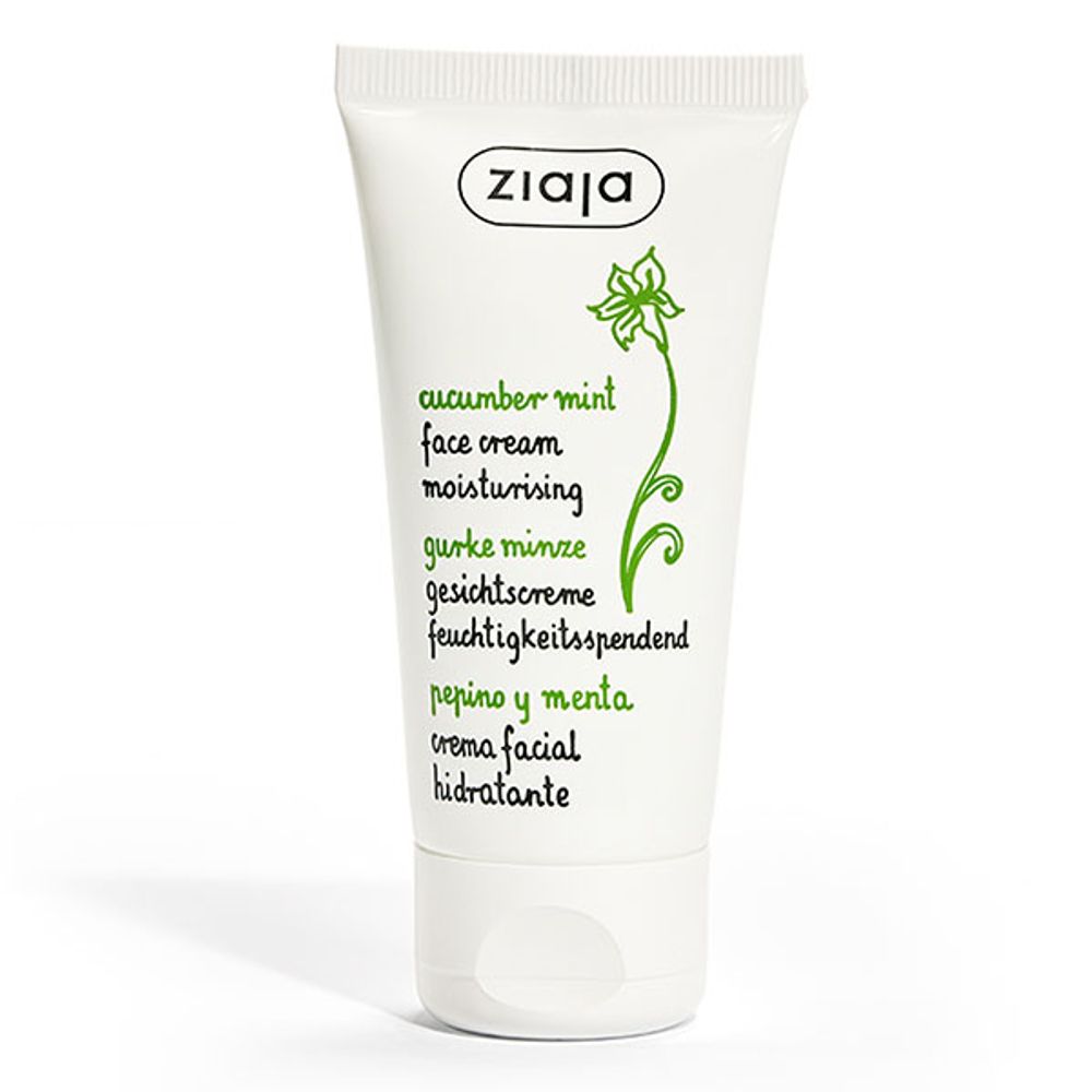 Ziaja krastavac i menta krema za lice 50 ml slika 1