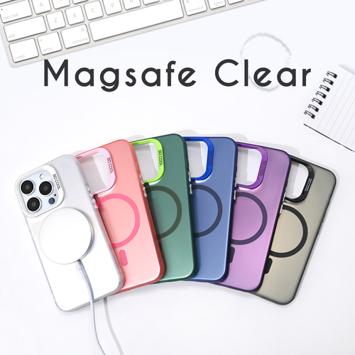 Torbica Magsafe Clear za iPhone 15 Pro Max 6.7 plava slika 1