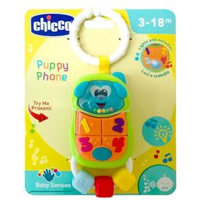 Chicco Zvečka Puppy Phone 3-18mj - Telefon sa svjetlom i zvukom