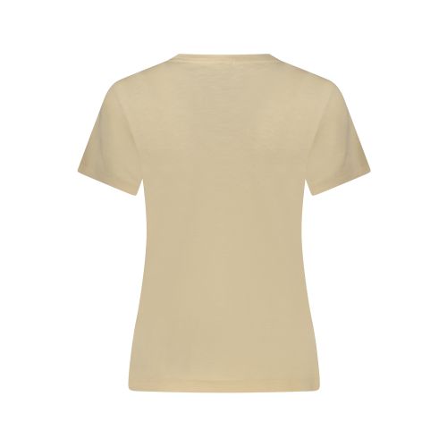 GUESS JEANS BEIGE WOMEN'S SHORT SLEEVE T-SHIRT slika 2