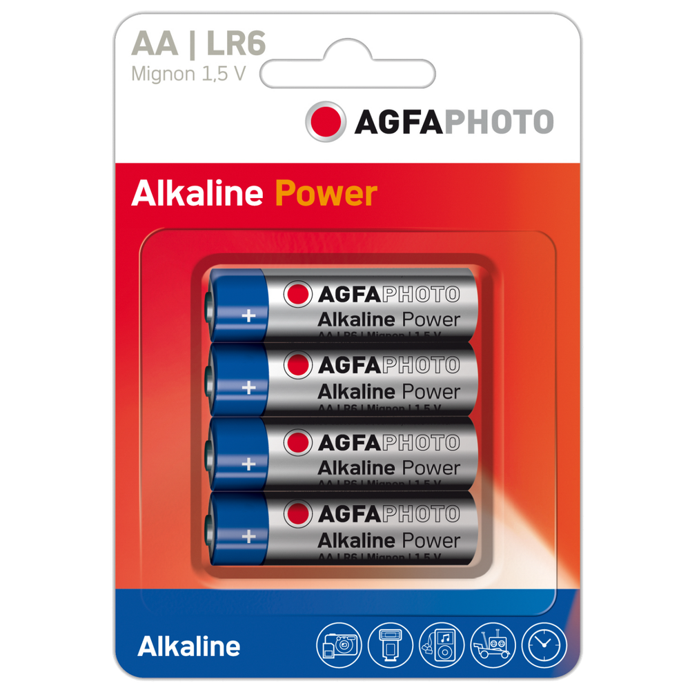 Agfa Baterija alkalna, AA/LR6  blister pak. 4 kom - AF LR6 slika 1