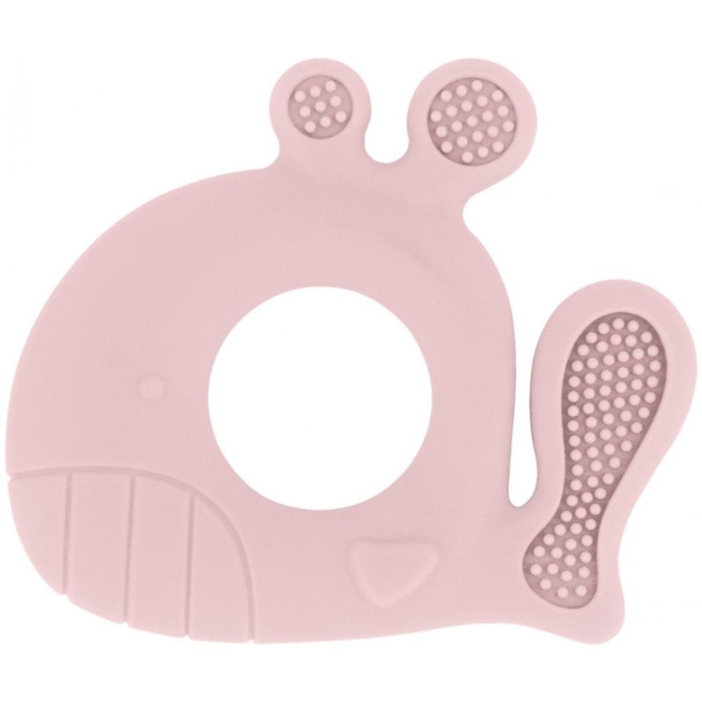 Kikka Boo Silikonska glodalica Whale, Pink slika 1