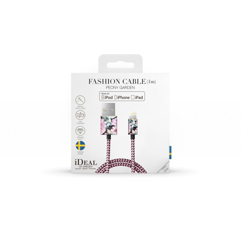 Kabel - Lightning to USB (1,00m) - Peony Garden slika 2