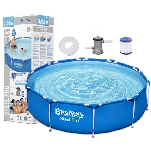 Bestway montažni bazen Steel Pro sa filter pumpom – 305 x 76 cm slika 1