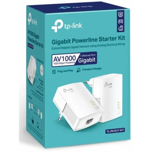 TP-Link TL-PA7017 AV1000 Gigabit Powerline Starter Kit slika 5