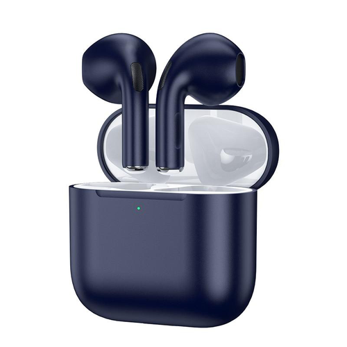 Bluetooth slusalice Airpods Inpods 900 metalik teget HQ slika 1