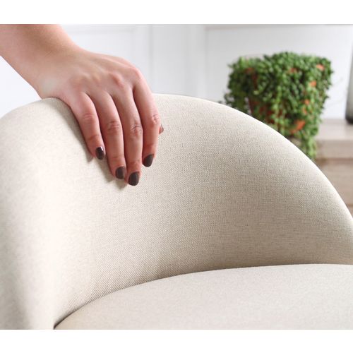 Corvile - Cream Cream Pouffe slika 6