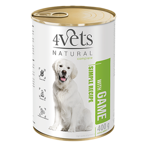 4Vets Natural Complete Dog Divljač 400g