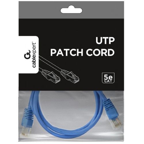 PP12-1M/B Gembird Mrezni kabl, CAT5e UTP Patch cord 1m blue slika 6