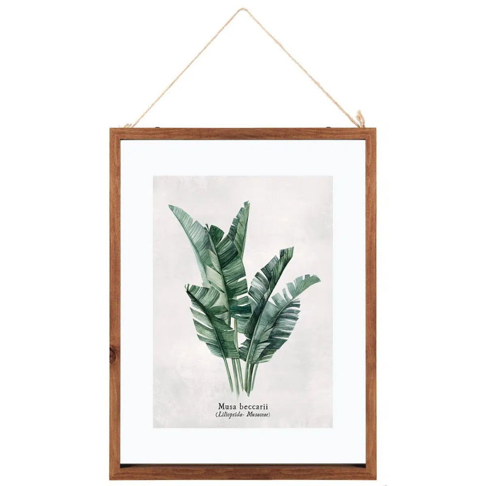 Atmosphera slika u okviru leaves 38x48cm staklo/mdf razne boje slika 1