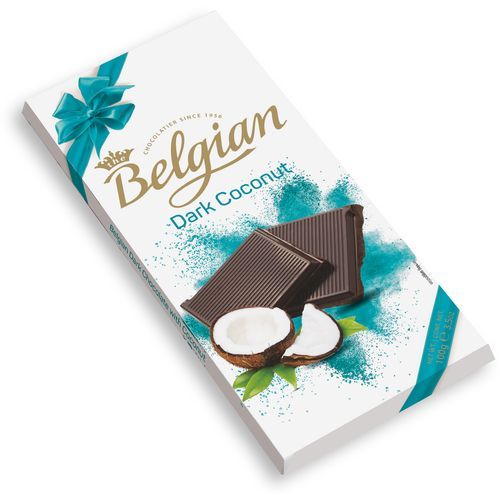 Belgian Čokolada Tamna Kokos 100g KRATAK ROK slika 1