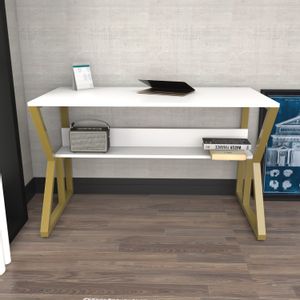 Wake - Gold, White White
Gold Study Desk