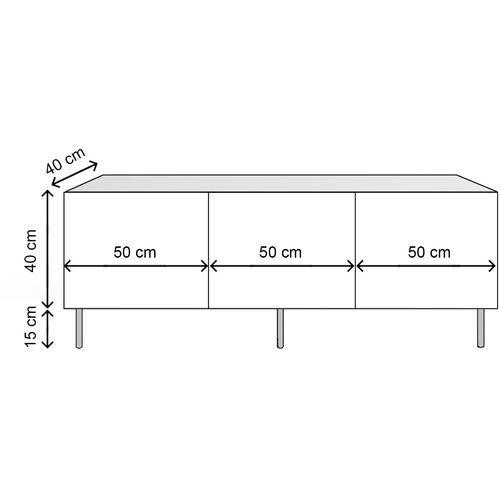 Sıla - L3017 Oak TV Stand slika 5