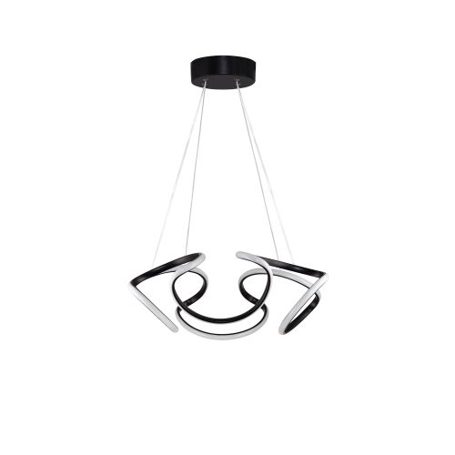 Scorpii Black-White Light Black Chandelier slika 5