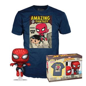 Set figure POP i majica Marvel Spiderman Comic Cover