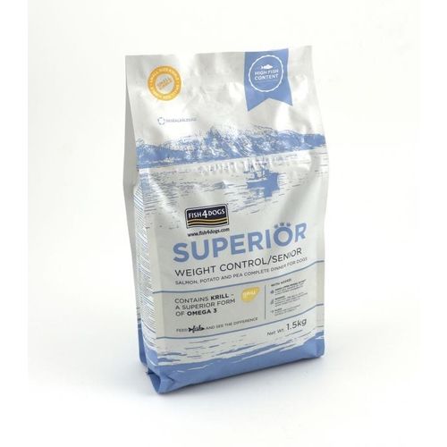 Fish4Dogs Superior Salmon Weight control, Small kibble - male granule, losos 6 kg slika 1