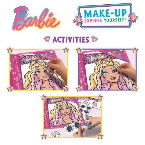 LISCIANI BARBIE kreativna bojanka sa make up setom 12938 slika 6