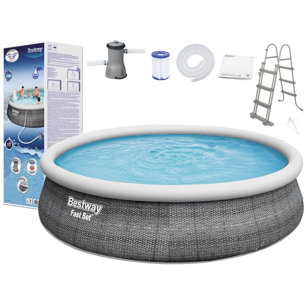 Bestway bazen 457 x 107 cm slika 1