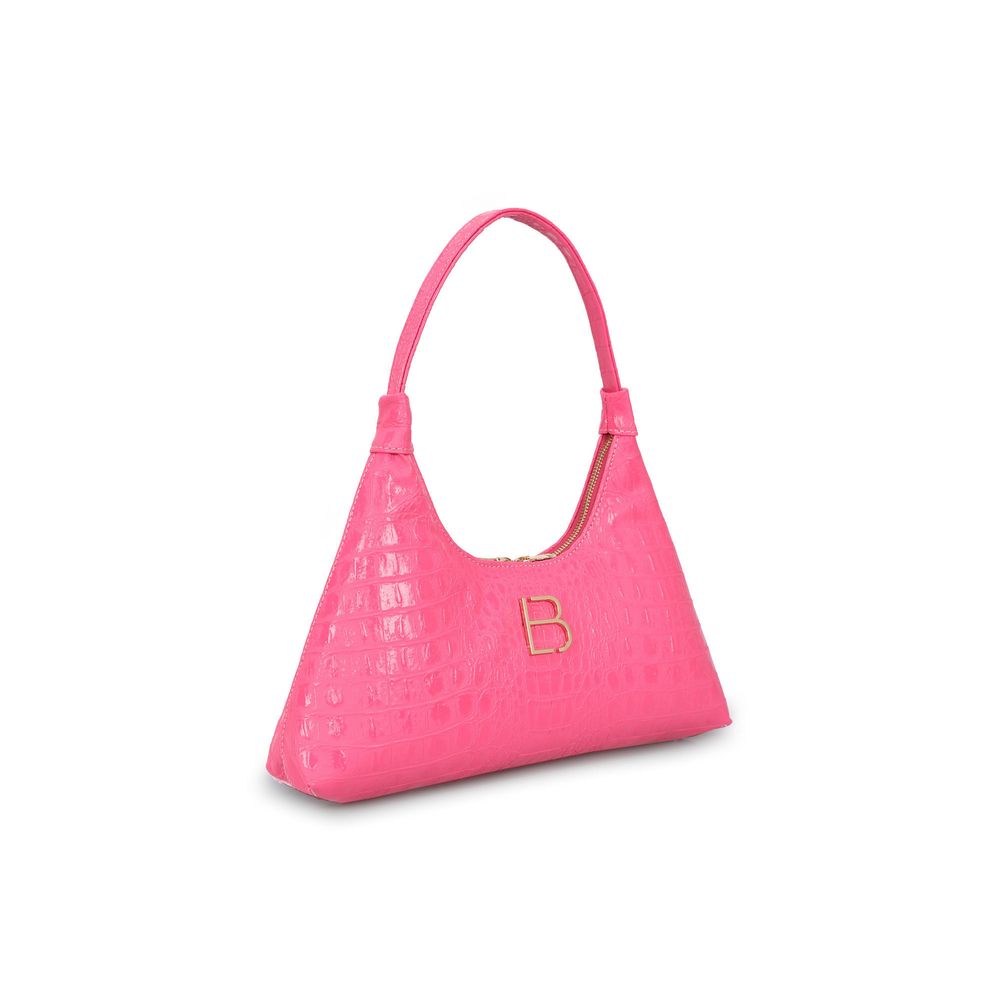 Torba preko ramena 505 - Croco Fuchsia u fuksija boji slika 2