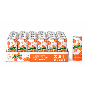 Mirinda Zero, 24 x 0,33 l XXL