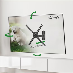 Barkan BM331 13"-65" 3-pokretni TV zidni nosač crni