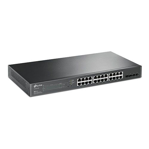 Switch TP-LINK TL-SG2428P Gigabit 28x RJ-45 1Gbps Smart 24x POE+ 4xSFP Rackmount metalno kuciste slika 2