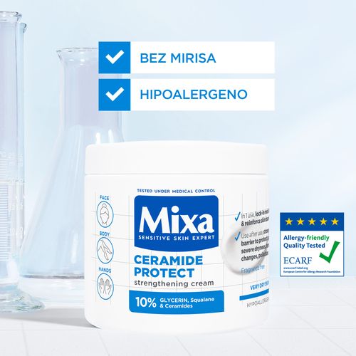 Mixa Ceramide Protect krema za jačanje zaštitne barijere kože 400ml slika 3