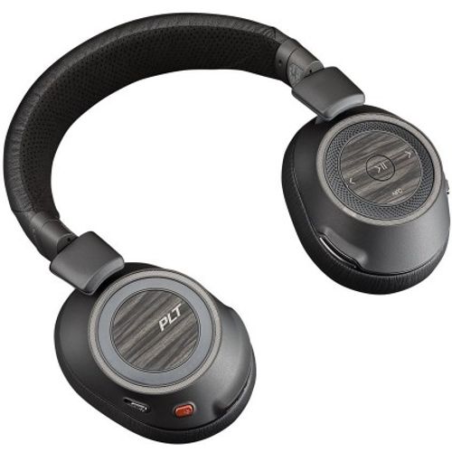 Voyager 8200UC USB-A Stereo bežicne naglavne slušalice, crne slika 4