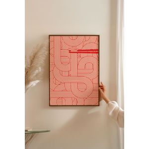 Dekorativna slika u okviru od MDF-a Lmnmdlkahve13, boja: više boja