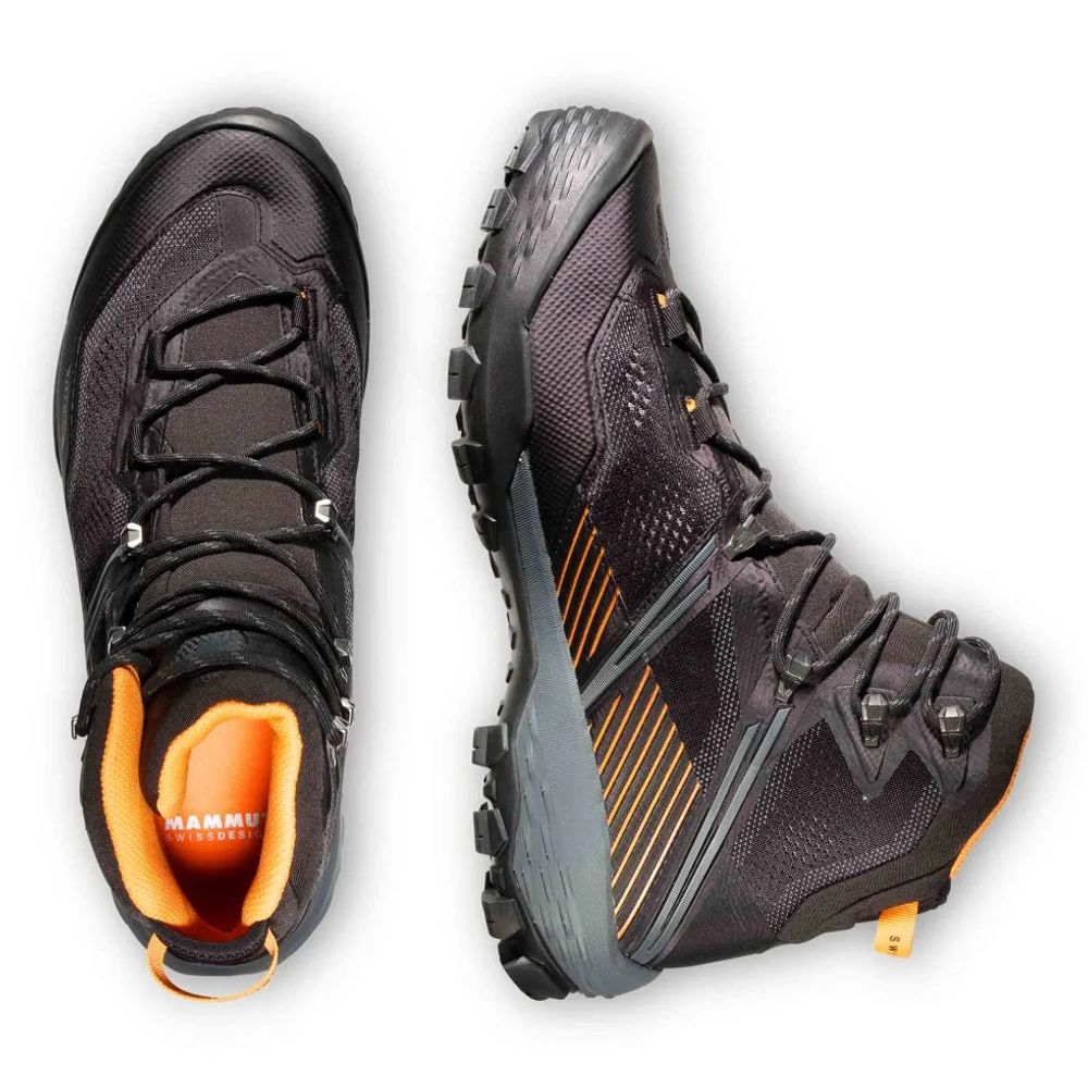 Mammut Muške gležnjerice Ducan II High GTX Black/Dark Tangerine slika 5