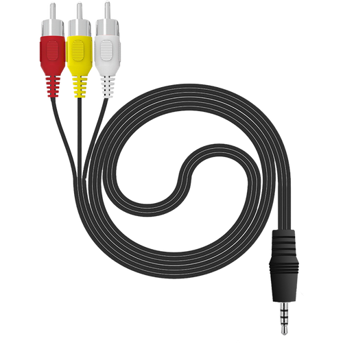 Amiko Činč 3 x RCA na Jack 3.5mm kabl, 1.2 met - Jack 3.5 mm - AV cable (RCA) slika 2