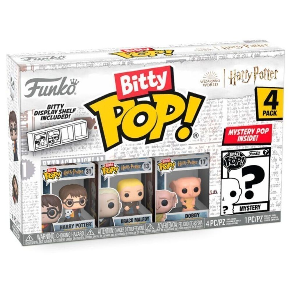 Blister 4 figure Bitty POP Harry Potter - Harry Potter slika 3