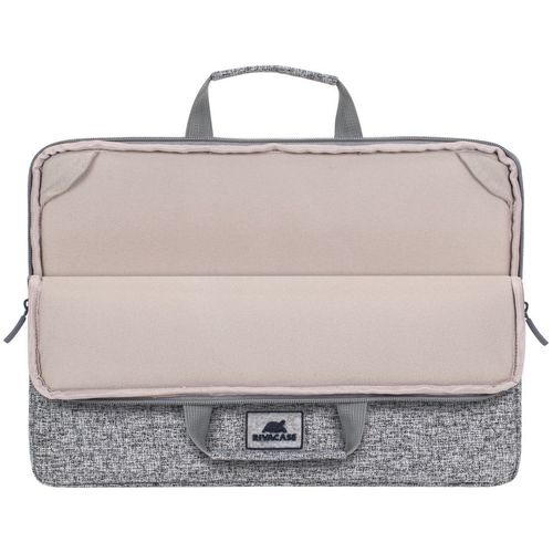 Torba RivaCase 15.6" Anvik 7915 Light Grey laptop sleeve with handles slika 9