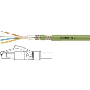 Helukabel 806409 RJ45 mrežni kabel, Patch kabel cat 5e SF/UTP 0.50 m zelena PUR plašt, pletena zaštita, zaštićen s folijom, fleksibilni unutarnji vodič 1 St.