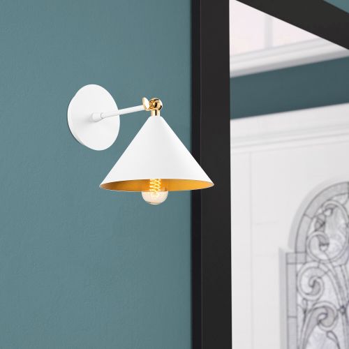 Berceste - 185WHITE-A White Wall Lamp slika 1