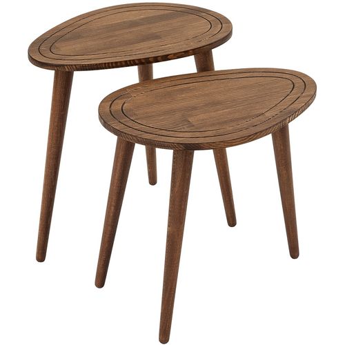 Sweet - Walnut Walnut Nesting Table (2 Pieces) slika 8