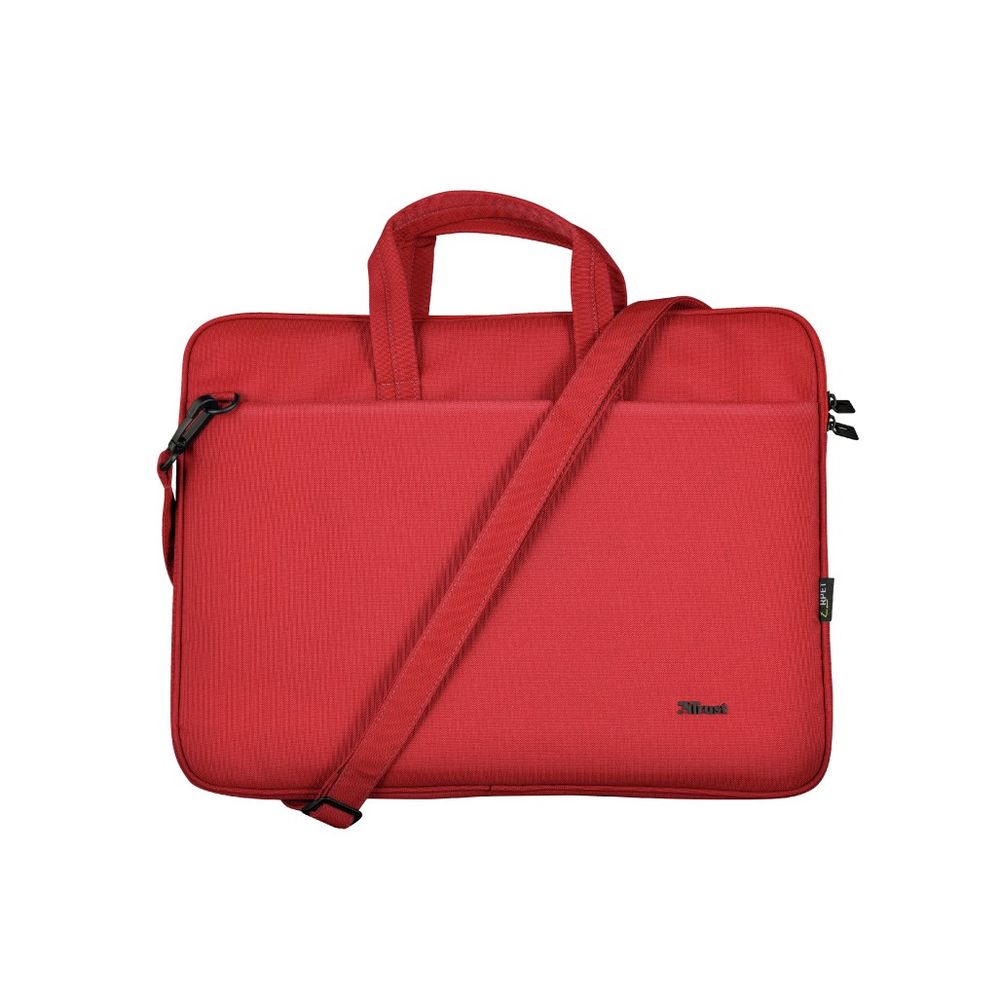 Trust torba laptop 16'' crvena Bologna ECO-Friendly, slim model za laptope 16'' slika 6