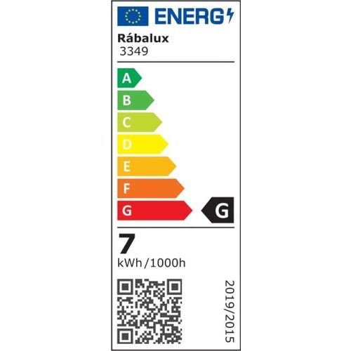 Rabalux Misha, stona lampa, LED 7W, bela slika 5