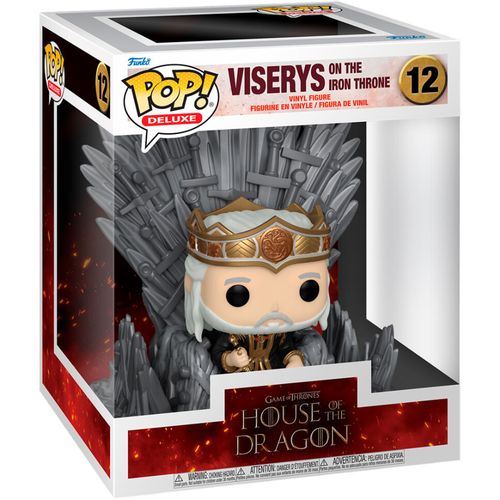 POP figure Deluxe House of the Dragon Viserys on the Iron Throne slika 2