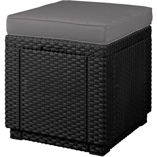 Keter Cube sa jastukom, graphite - coolgrey  boje slika 1