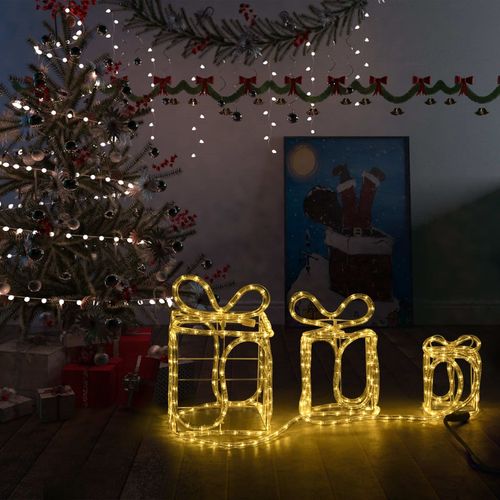 Ukrasne božićne kutije za poklone sa 180 LED žarulja slika 25