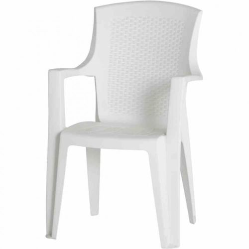 IPAE Baštenska stolica plastična Eden - bela                                                                 slika 2