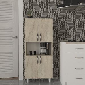 William Travertine Bathroom Cabinet