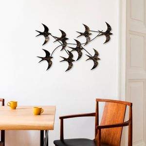 Wallity Metalna zidna dekoracija, Flying Birds 1