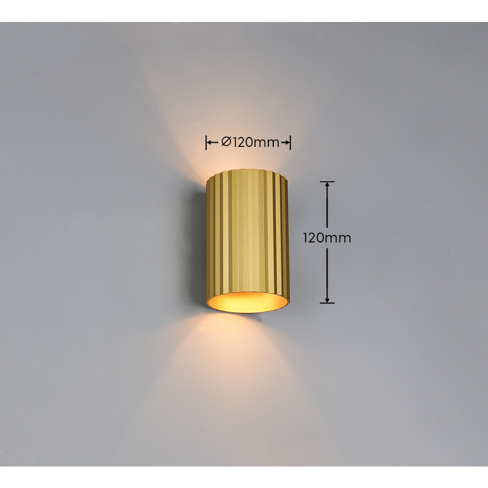 Trio Lightning zidna lampa IMARIA 1, zlatna boja slika 2