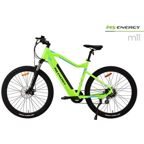 MS ENERGY m11, brdski, 29" gume, 250W 30Nm motor, 8 brzina Shimano, do 100km, do 25km/h, 36V 13Ah baterija električni bicikl slika 1