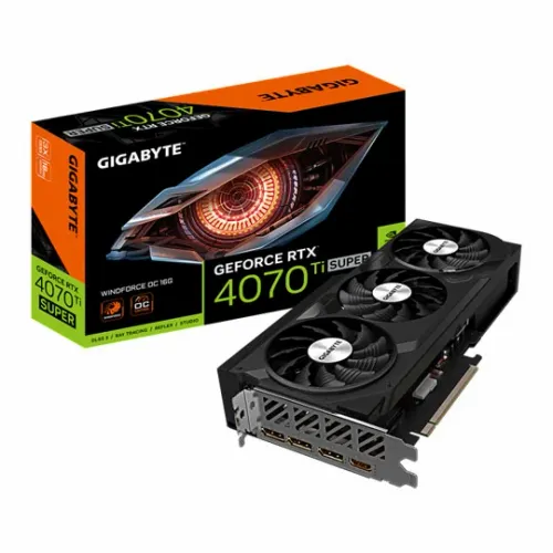 Gigabyte GF RTX4070Ti Super WF OC, 16GB, GDDR6X GV-N407TSWF3OC-16GD slika 1