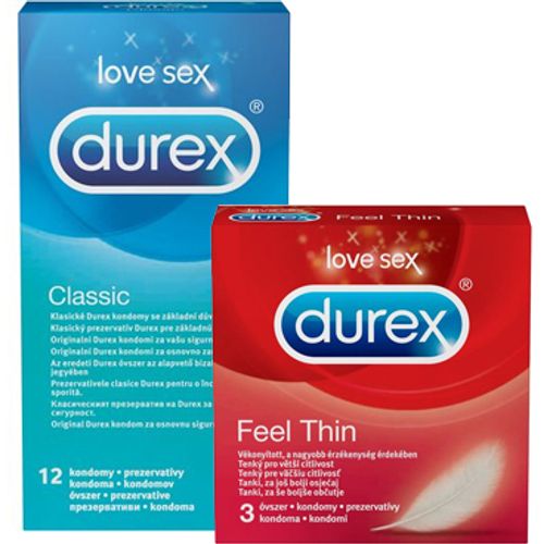 Durex classic 12/1 + feel thin 3/1 slika 2